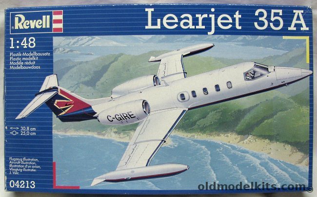 Revell 1/48 Gates Learjet 35A - (ex Hasegawa), 04213 plastic model kit